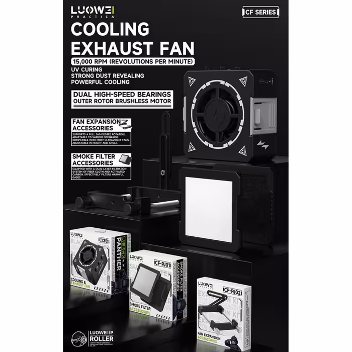 پکیج فن و لامپ یو وی LUOWEI LW-CF01