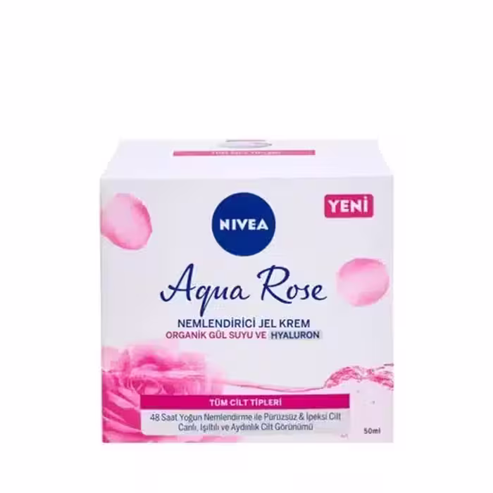 ژل کرم مرطوب کننده پوست صورت نیوآ مدل Aqua Rose حجم 50 میلی لیتر
