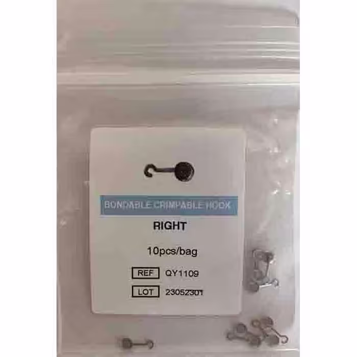 لینگوال باتن کریمپیبل هوک | Lingual Button Crimpable Hook