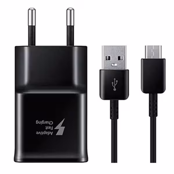 کلگی شارژر فست اصلی گوشی سامسونگ مدل EP-TA200 به همراه کابل