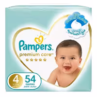 پوشک پمپرز سفید سایز 4 تعداد 54 عددی