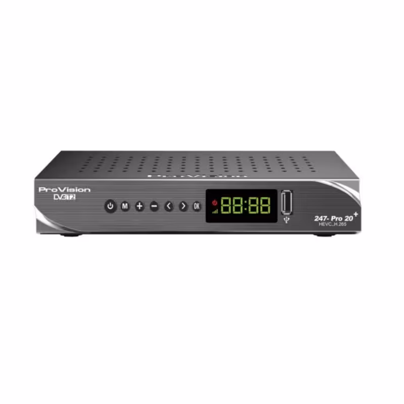 گیرنده دیجیتال پروویژن DVB‑T2 مدل 247‑Pro20 Plus