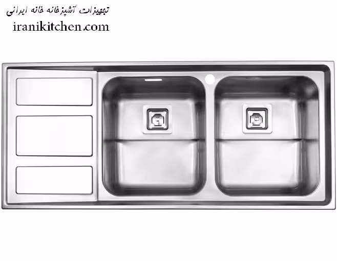 سینک استیل البرز مدل 765 توکار
