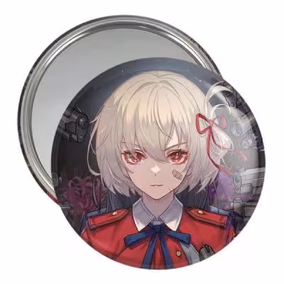 آینه جیبی خندالو مدل چیساتو انیمه Lycoris Recoil کد 22968