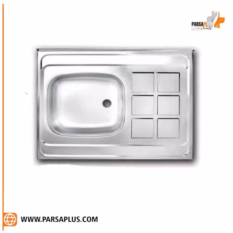 سینک اخوان تک لگن معمولی روکار60*80