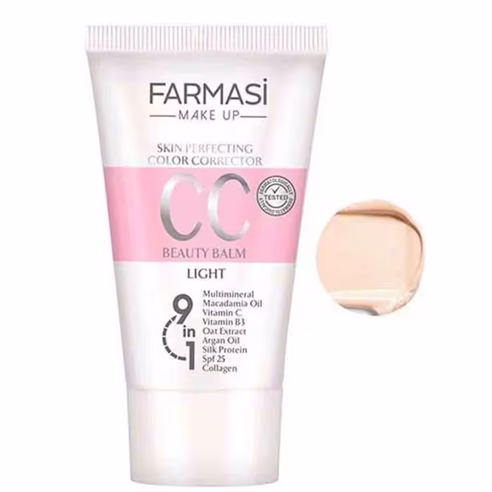 سی سی کرم 9 در 1 فارماسی FARMASI LIGHT (رنگ 01) 50 میل