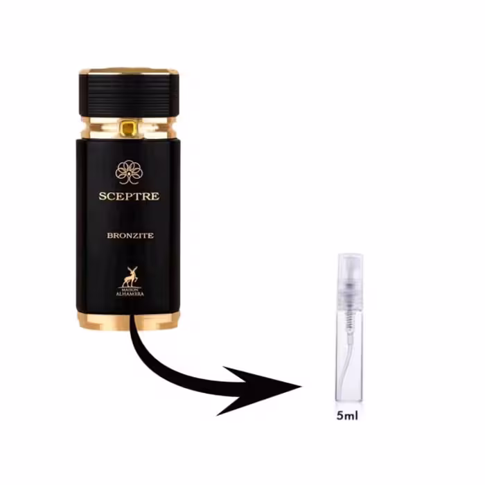 دکانت 5 میل عطر الحمبرا سپتر برونزایت | ALHAMBRA SCEPTRE BRONZITE