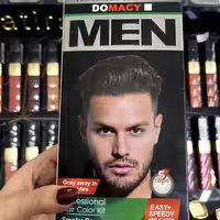 کیت رنگ مو دوماسی حجم 50 میلی لیتر رنگ قهوه ای دودی بدون آمونیاک | amazonchi