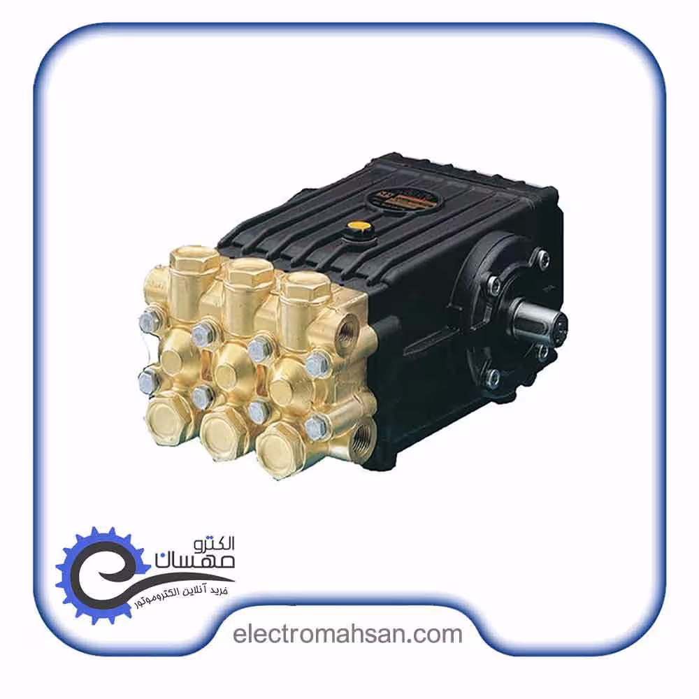 پمپ پیستونی کارواش اینترپمپ 95 لیتر 3 اسب 1450 دور کد فنی W130R ایتالیا