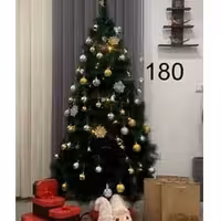 درخت کاج کریسمس 180 سانت سوزنی سبز