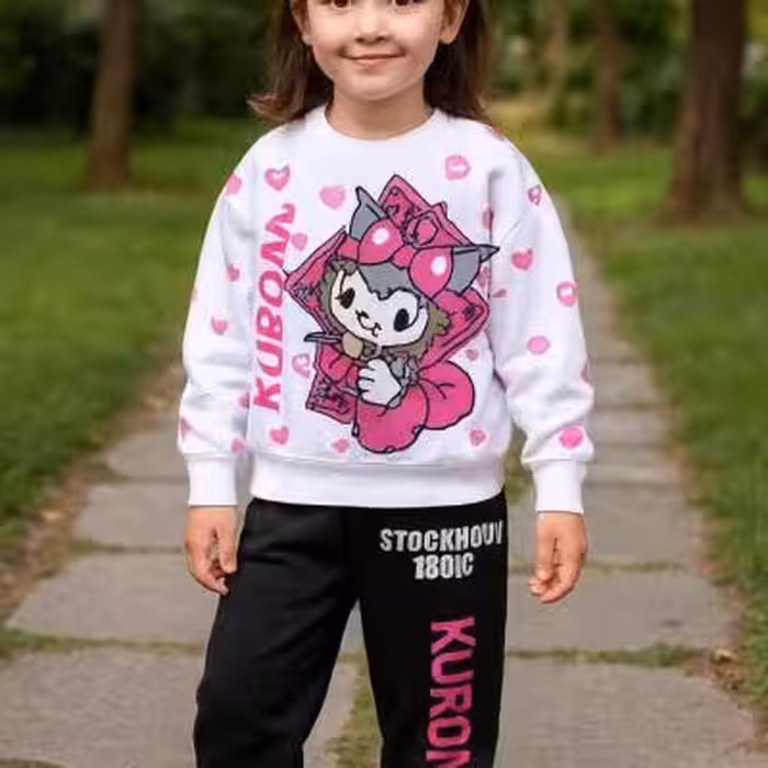 بلوز شلوار دورس اسپان کرومی سفید پاییزه