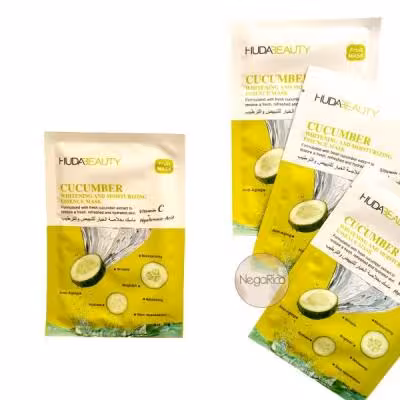 ماسک ورقه ای خیارHudaBeauty