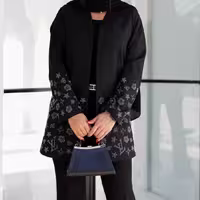 کت پریدخت پارچه پرشیا گرم بالا جلوی کت برای ایستایی خوب لایی پرشین خورده