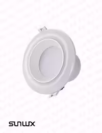 چراغ سقفی توکار 15 وات سان لوکس مدل D151R