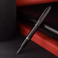 خودنویس پیستونی هانگ دیان HONGDIAN FP Black Piston filler N6