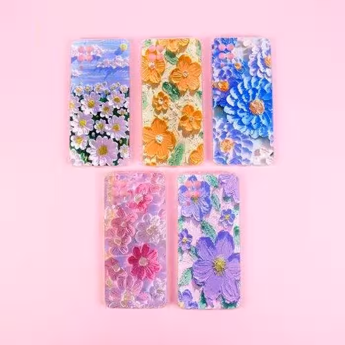 قاب ژله ای طرحدار گل برجسته محافظ لنزدار Samsung Galaxy A12