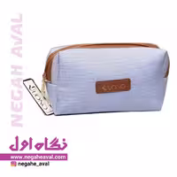 کیف آرایشی 7003 بونو رنگ راه راه آبی