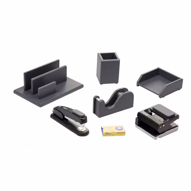 ست رومیزی اداری چوبی 7 تکه قائم کد 207