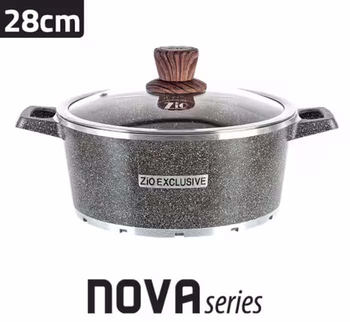 قابلمه تکی گرد گرانیتی مدل 8401 سایز 28 زیو / ZIO ZCS-8401-28