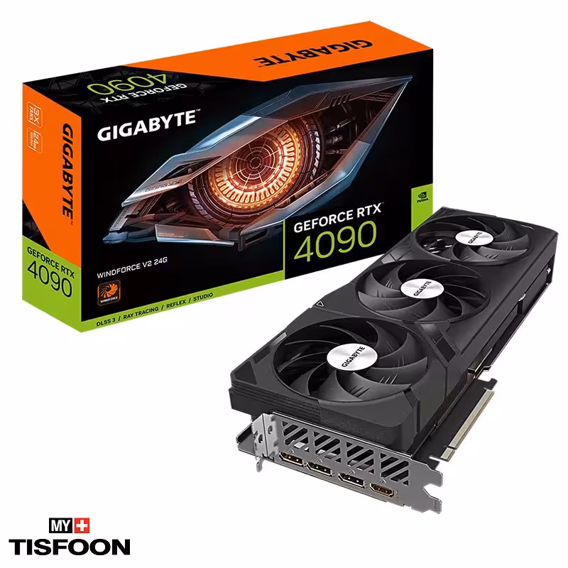 کارت گرافیک گیگابایت مدل GeForce RTX 4090 WINDFORCE V2 24G