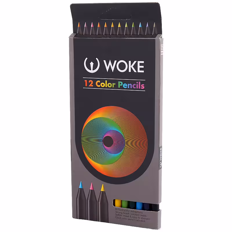 مداد رنگی 12 رنگ وک Woke 9501-12