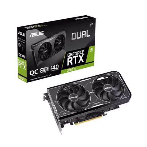 کارت گرافیک ایسوس Dual GeForce RTX 3060 Ti 8GB GDDR6X