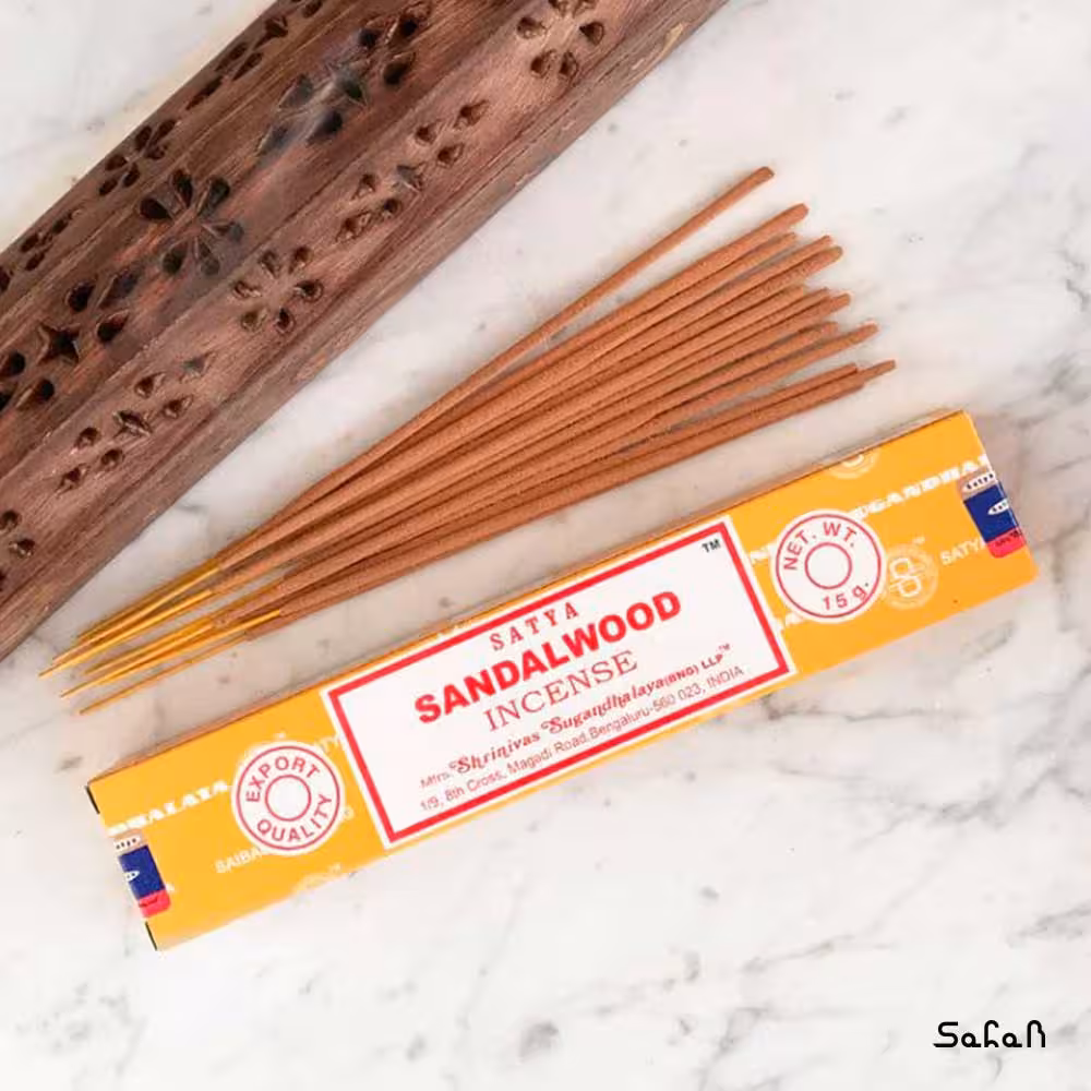 عود satya champa رایحه sandalwood