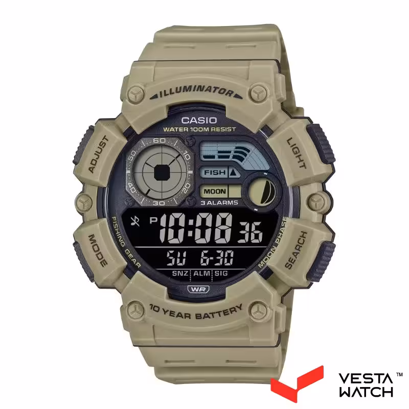 ساعت مچی مردانه کاسیو CASIO مدل WS-1500H-5BVDF