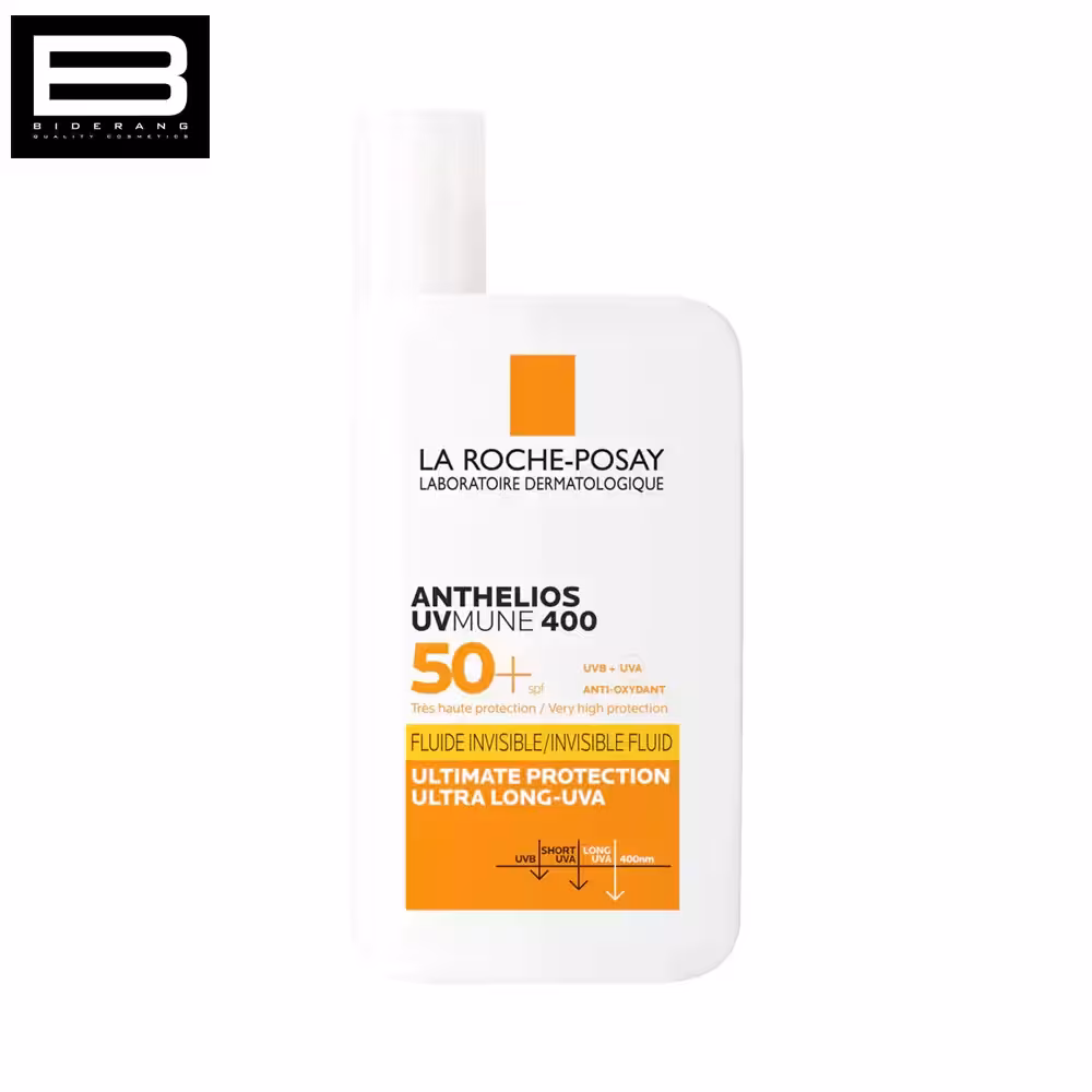 فلوئید ضد آفتاب لاروش پوزای SPF 50 مدل Anthelios UVMune 400 حجم 50ml