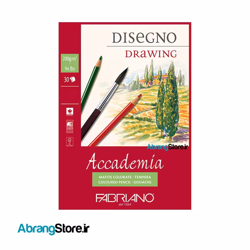 بلوک مقوا طراحی فابریانو FABRIANO Accademia | A3