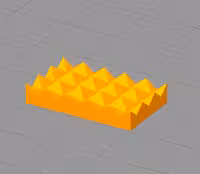 مدل سه بعدی جاصابونی طرح مثلثی (STL)