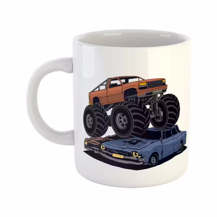 خرید ماگ-لیوان  ماشین آفرود  Monster Truck کد 021