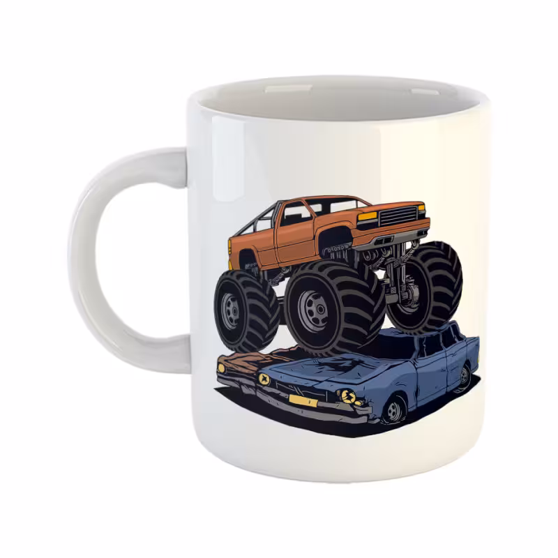 خرید ماگ-لیوان  ماشین آفرود  Monster Truck کد 021