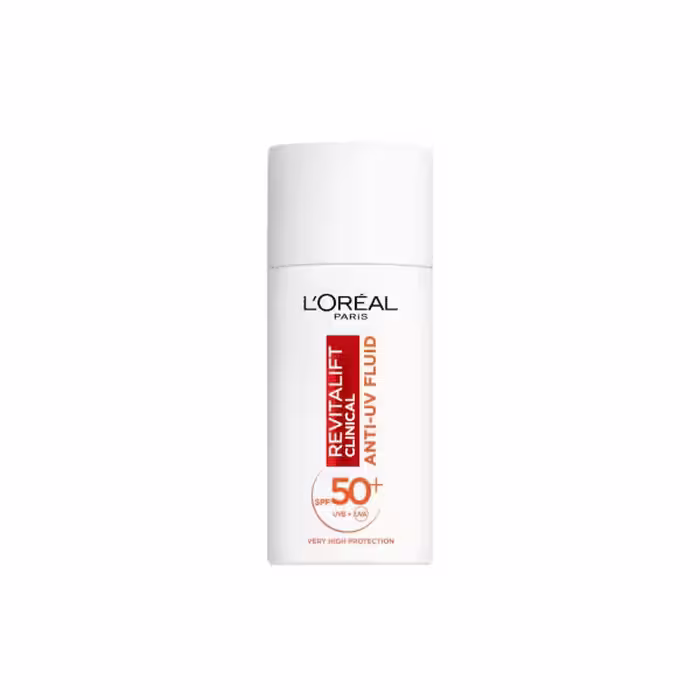 ضد آفتاب فلوئیدی لورال مدل رویتالیفت +Revitalift Clinical SPF50 حجم 50 میل