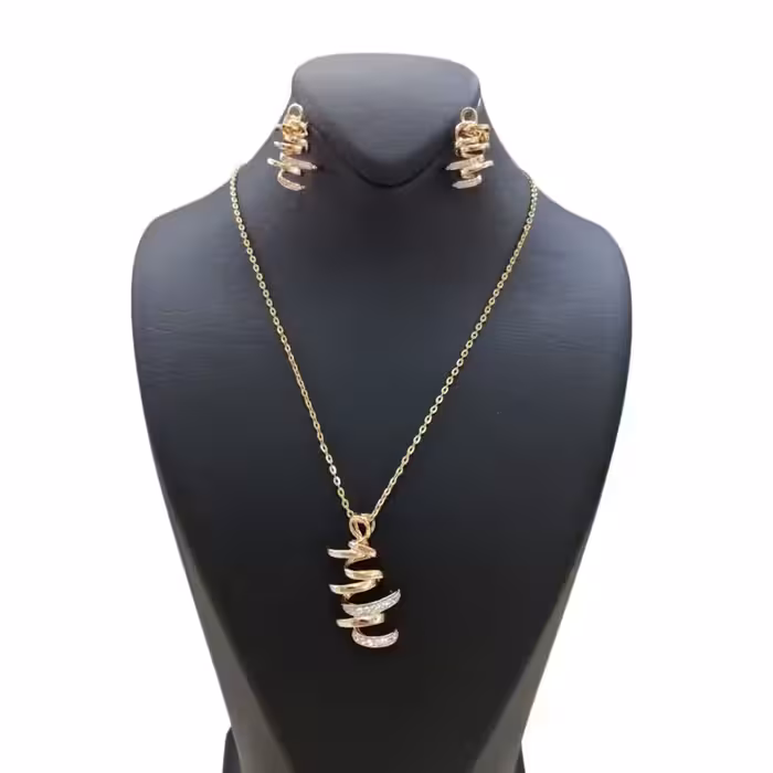 نیم ست زنانه ژوپینگ طرح مارپیچ کد XP 458