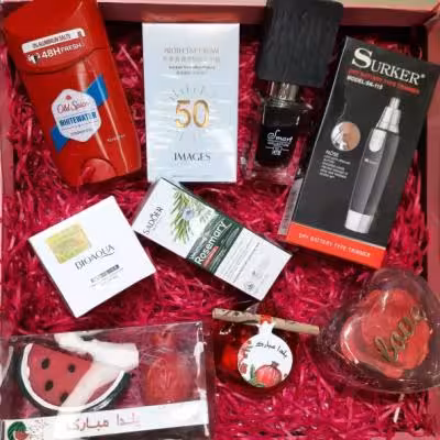 پک کادویی آرایشی و بهداشتی یلدایی شماره 4