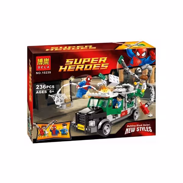 لگو اسپایدرمن و ماشین دکتر اختاپوس