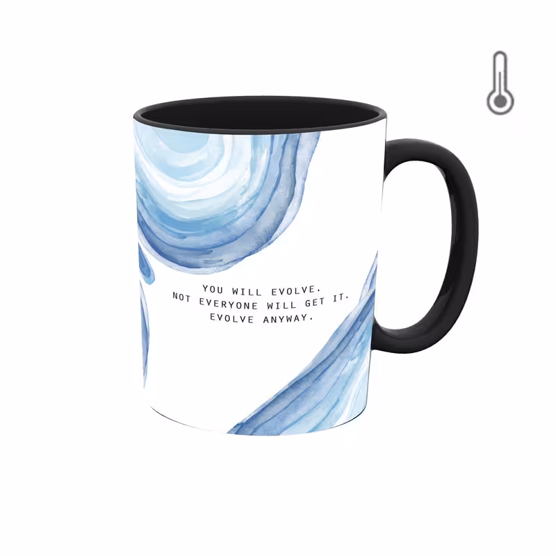 خرید ماگ-لیوان حرارتی  متن انگیزشی آبی