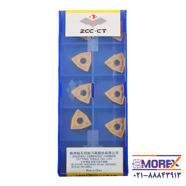 الماس تراشکاری زد سی سی | ZCC مدل WNMG060408-PM با گرید YBC351 بسته 10 عددی