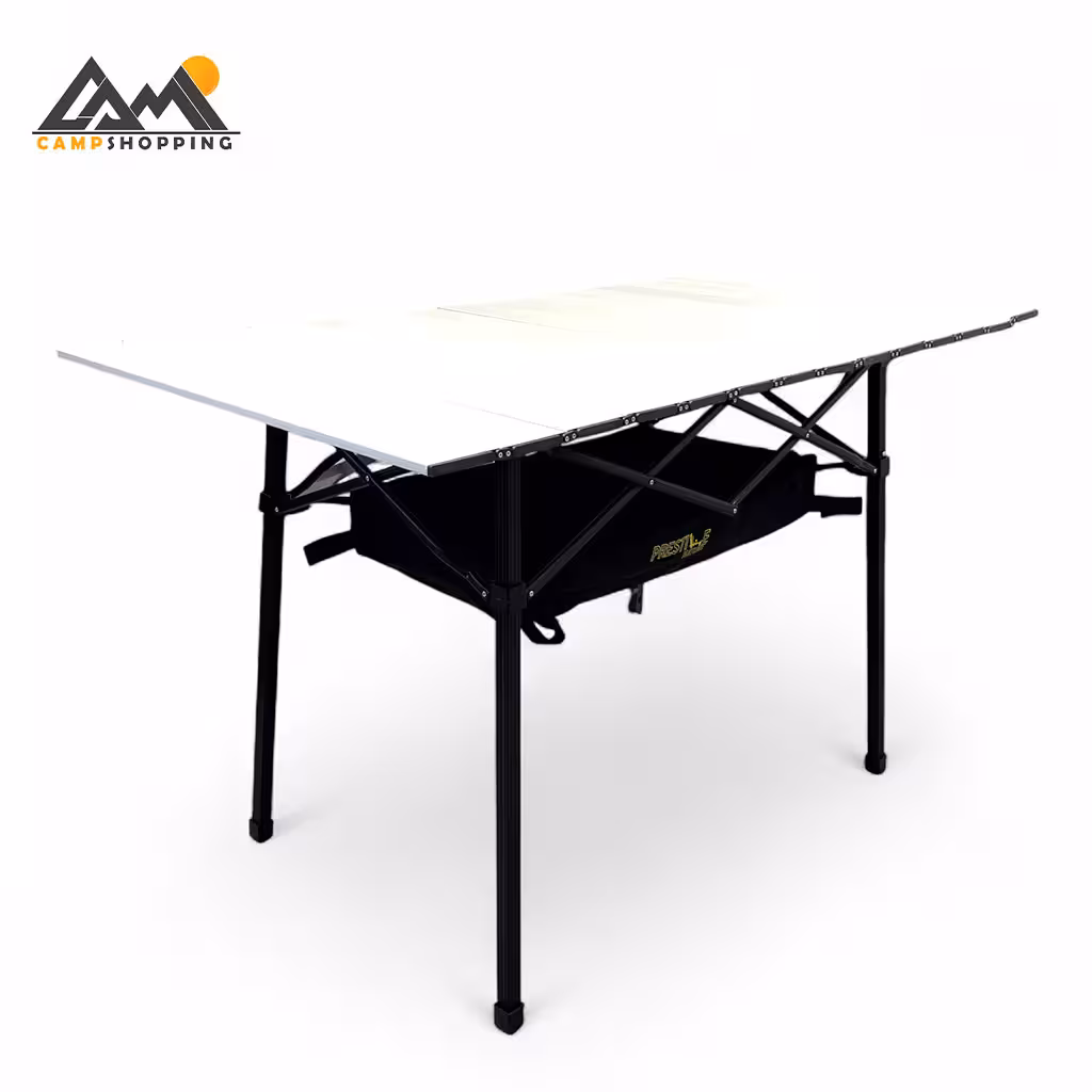 میز آلومینیومی آکاردئونی 6 نفره پرستیژ کد 66855