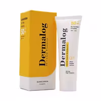 کرم ضدآفتاب فاقدچربی پوست چرب و مختلط درمالوگ spf 50 حجم 50میلی لیتر