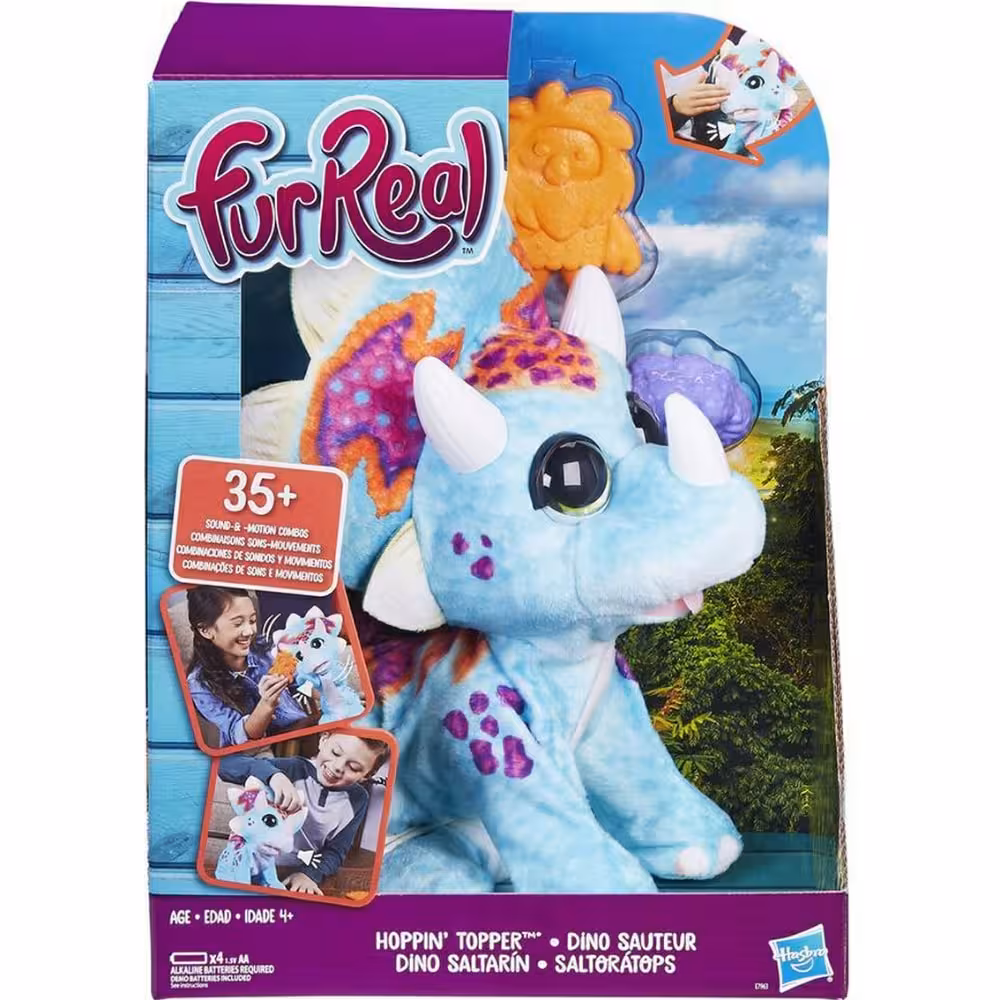 خرید دایناسور رباتیک پشمالو Fur real Hoppin Topper
