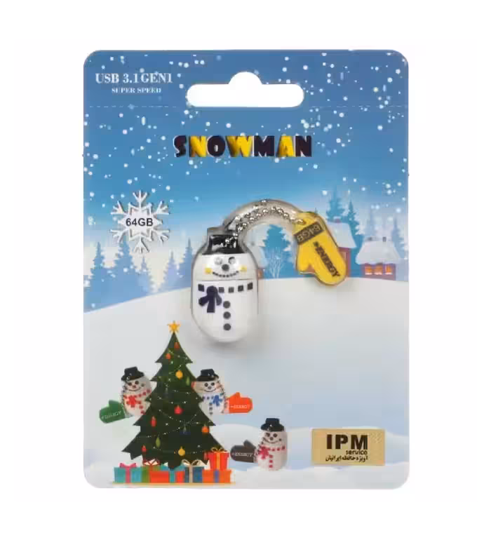 فلش مموری ایکس انرژی مدل Snowman 3.1 ظرفیت 64 گیگابایت