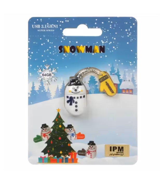 فلش مموری ایکس انرژی مدل Snowman 3.1 ظرفیت 64 گیگابایت
