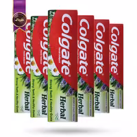 12 عدد خمیردندان کلگیت Colgate مدل گیاهی Herbal حجم 100 میلی‌لیتر (اورجینال)