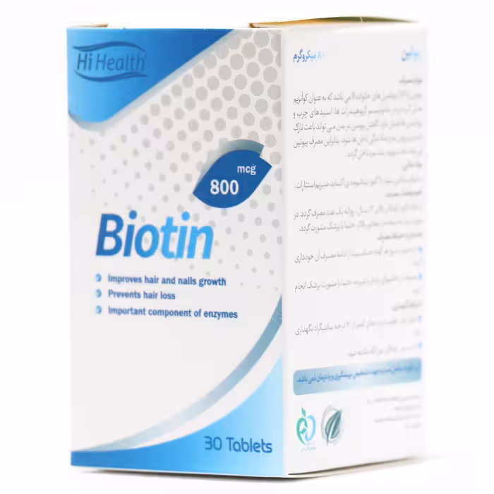 قرص بیوتین 800 های هلث 30 عددی