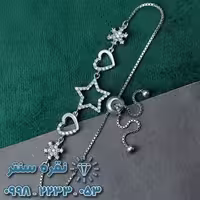 دستبند جواهری نقره