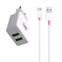 شارژر دیواری تری ام مدل MS-F333 به همراه کابل تبدیل microUSB کدm5078