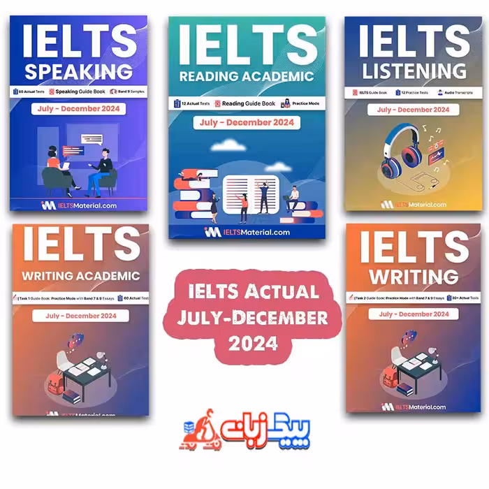 پک آزمون آیلتس 2024 | کتاب انگلیسی آزمون آیلتس IELTS Actual Tests July-December 2024