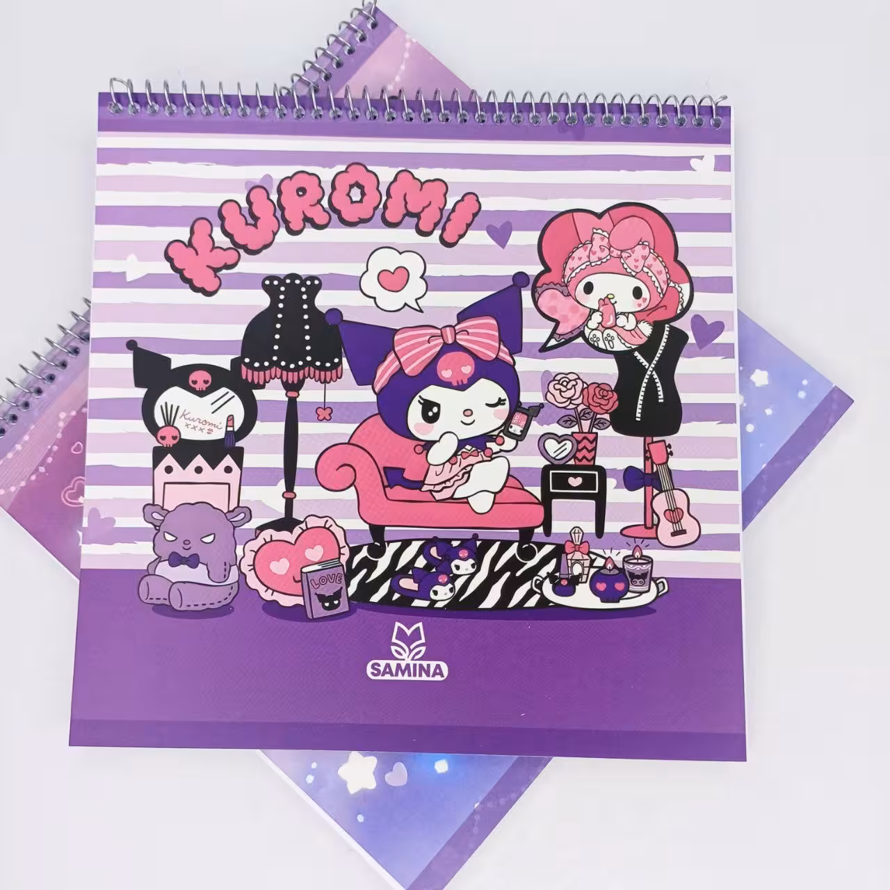 دفتر نقاشی کیوت سایز خشتی